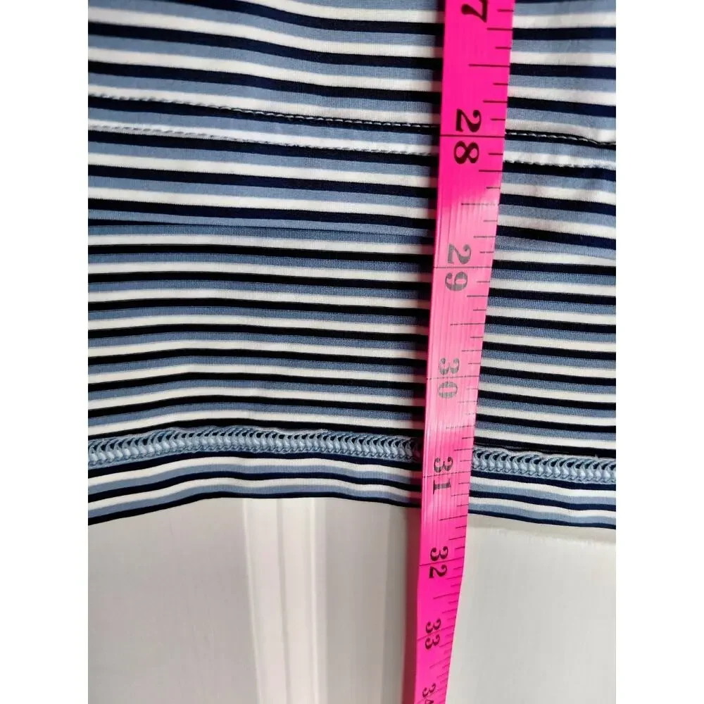 RLX Ralph Lauren Chicago Golf Club Striped Performance Polo Shirt Men’s Large